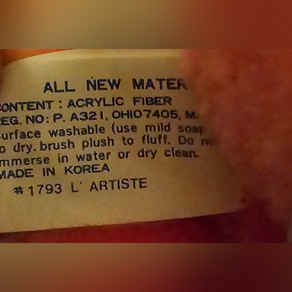 Vintage Le Artist 1980 Pink Panther Plush Velvet Touch Collection - Picture 2 of 6